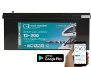 Q-Batteries Lithium Battery 12-200 12,8V 200Ah 2560Wh LiFePO4 With Bluetooth