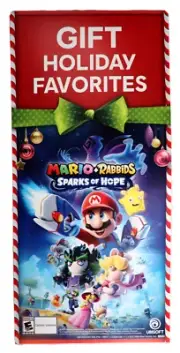 MARIO RABBIDS SPARKS HOPE Game Display PROMO POSTER Holiday Nintendo Switch Ray