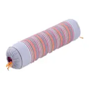 Cervical Vertebra Nursing Stripe Long Pillow Buckwheat Pillows Cotton Sleeping Pillow(Grey)