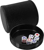 KOMBIUDA Sturdy Bar Dice Cup with Holder for Party Gaming Ktv and Outdoor Activities