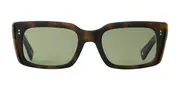 Garrett Leight GL 3030 SUN SPBRNSH/SFVVG Men's Sunglasses Tortoiseshell Size 49