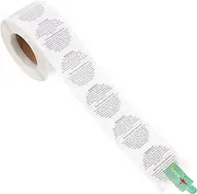 LIFKOME 1 Roll Candle Warning Decals Self Adhesive Labels for Candle Jars Tins and Containers Easy to Use Safety Stickers with English Print