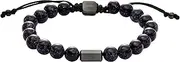 Fossil Men's Stainless Steel and Genuine Leather and/or Beaded Bracelet for Men