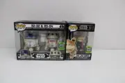 Funko Pop! Vinyl Star Wars R2-D2 & R5-D4 Funko Web & Jar Jar Binks 2 Pack