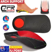 3/4 Orthotic Insoles Shoes Insert Flat Feet High Arch Support Plantar Fasciitis