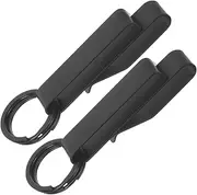[TEMPNAP] 2Pcs Belt Key Holder Clip Quick Release Key Ring for DIY Crafts Durable Keychain Hook Easy Slide Belt Clip Reliable Keyring Holder for Everyday Use