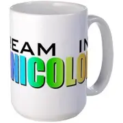 11oz mug Technicolor Dreamcoat - Printed Ceramic Coffee Tea Cup Gift