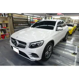 賓士 BENZ GLC250 窗框亮黑貼膜 鍍鉻貼膜 車頭犀牛皮 大燈犀牛皮 C253 W253 X253 GLC300