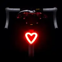 在飛比找ETMall東森購物網優惠-公路自行車燈后尾燈充電兒童夜騎燈山地車騎行燈警示單車裝備配件
