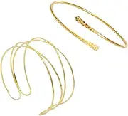 [Thyrhntr] gold arm cuff for women