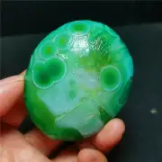 TOP 104.4G Natural Gobi Agate Eyes Agate/stone/ Madagascar Healing R801