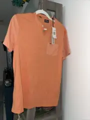 Buffalo David Bitton Shell Coral Men’s T Shirt Size S New $39