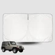 Windscreen Sun Shade for Jeep Wrangler (TJ)1996-2006 Universal Fit Window Visor UV Block