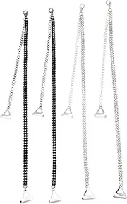 [WOFASHPURET] 4pairs Adjustable Straps for Women Anti- Rhinestone Shoulder Straps Elegant Decoration for Wedding and Special Occasions Hook