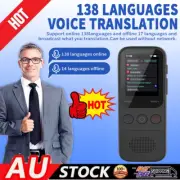 138 Language Voice Translator Device Portable Smart Translator Two Way Onli6J