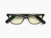 Lucyd Smart Sunglasses | Nebula Model | Open Ear | Noise Canceling Wireless Mics | Compatible with Voice Assistants | Narrow Size Blue Light+ Yellow (
