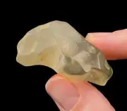 LIBYAN DESERT GLASS, Raw Crystal - Rare, B Grade - Raw Rocks and Minerals, 52165