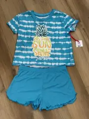 Justice Girls Youth Pajama Set - Size Medium Plus (10 Plus) - New With Tags
