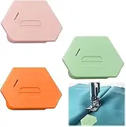 Magnetic Seam Guide for Sewing Machine, 3 Pcs Universal Sewing Accessories, Sewing Kit Magnetic for Magnet Making Machine, Multi-Purpose Tool Polygonal Seam Guide Hemmer Guide with Scale