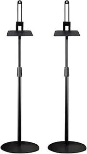 2PCS Speaker Stand Adjustable Height 100-165cm, Freestand Satellite Speakers Stand Bookshelf Speakers Stand Floor Mount, for Samsung Q990,Q930,9500s