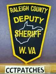 RALEIGH COUNTY, WEST VIRGINIA DEPUTY SHERIFF (POLICE) SHOULDER PATCH WV