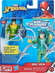 Marvel Spider-Man Aqua Web Warriors 4" Doc Ock Figure with Refillable Water Gear