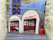 JOHNNY LIGHTNING DIORAMA - HANGER AIR SUPPORT - Ceramic