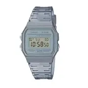 Casio F-91WS-8DF Vintage Transparent Resin Digital Unisex Watch - Classic Retro