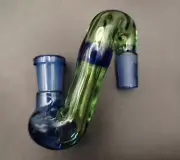 14mm Haterade + Light Cobalt Glass Drop Down Attachment Adapter