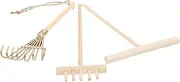 Mini Sand Painting Bamboo Rake Kit Craft Sand Art Set Sensory Table Tool Zen Garden Rake Smoothing Rake Micro Rake