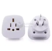 2PK Universal Travel Adapter International UK/USA/EU to AU Australian OZ Power