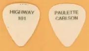 Highway 101 Paulette Carlson Vintage Tour Guitar Pick