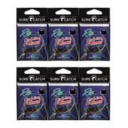 6x Surecatch Tangle Free Salmon Rig with Chemically Sharpened Hooks Size 2/0