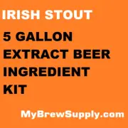 Irish Stout Homebrew 5 Gal Beer Extract Ingredient Kit - My Brew Supply