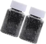 PAMINGONO 2000pcs Silicone Hair Beads Micro Rings for Hair Extensions Comfortable Stylish for Daily Wear Weddings Parties Secure Bonding Effortless Application