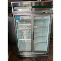 在飛比找蝦皮購物優惠-楊梅家具家電收購 得台 二門冷藏玻璃冰箱二手冷藏玻璃雙門冰箱