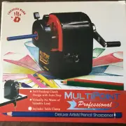 NIB Creative Mark Multipoint Professional Pencil Sharpener 5 Size Points & clamp