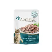 Applaws Natural Tuna with Mackerel in Jelly Wet Cat Food Pouch 70g