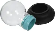Gatuida Empty Snow Globes with Base Dome Jars for Holiday Crafts Christmas Home Decor Reusable and Easy to Clean