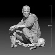 1:18 resin figures model Ancient European Prisoners Unassembled Unpainted