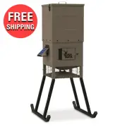 300 lb Stand Fill Sled Feeder Integrated Solar Panel Reverse Polarity Protection
