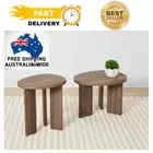Set of 2 Walnut Side Tables Functional Modern Interiors- FREE SHIPPING AU