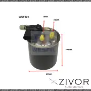 COOPER FUEL Filter For Mercedes Benz Viano 3.0L V6 CDi 02/11-on -WCF321