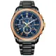 【CITIZEN 星辰】古羅馬系列光動能鋼帶藍寶石錶43mm(BL5546-81L)