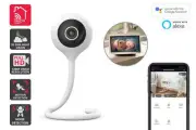 Kogan SmarterHome™ 1296p Smart Baby Monitor Security Camera - White