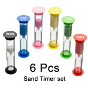 0.5/1/2/3/5/10 Minute Sand Egg Timer Teaching Games Cooking Timing Hourglass