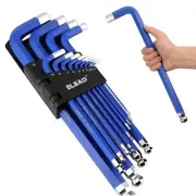 Jumbo Hex Key Allen Wrench Set | 13-Piece Metric 2-19mm | Long Ball End...