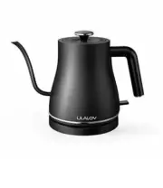 Electric Gooseneck Kettle Ultra Fast 1200W Stainless Steel Black Matte 0.8L
