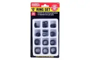 Handy Hardware 100 Pce O Ring Set 12 Assorted sizes per pack Rubber Flexible
