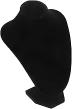 NOLITOY Jewelry Organizer Necklace Display Stand V-Shape Velvet Surface Stylish Mannequin Design for Necklace Showcase